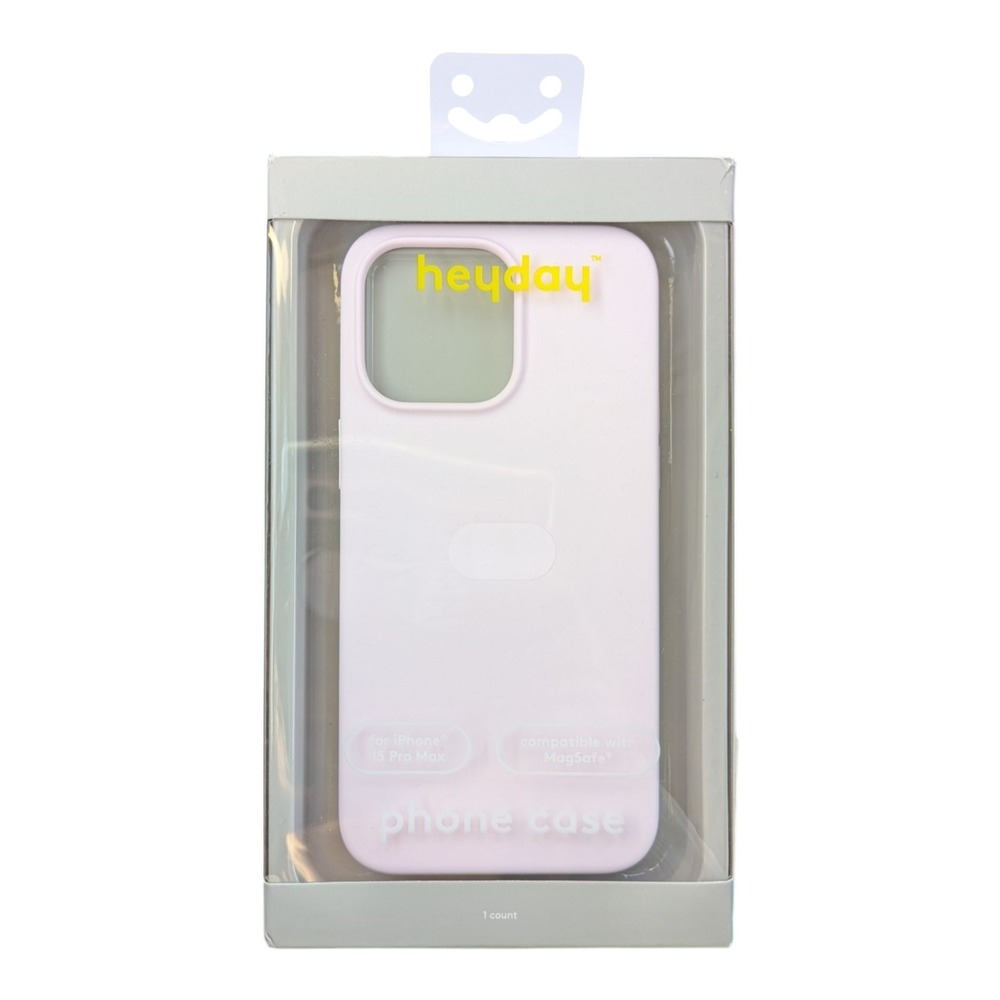 C1. heyday Silicone‎ MageSafe Case For Apple iPhone 15 Pro Max - heyday Pink